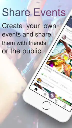 Play Galax Event - Create & find Events as an online game Galax Event - Create & find Events with UptoPlay