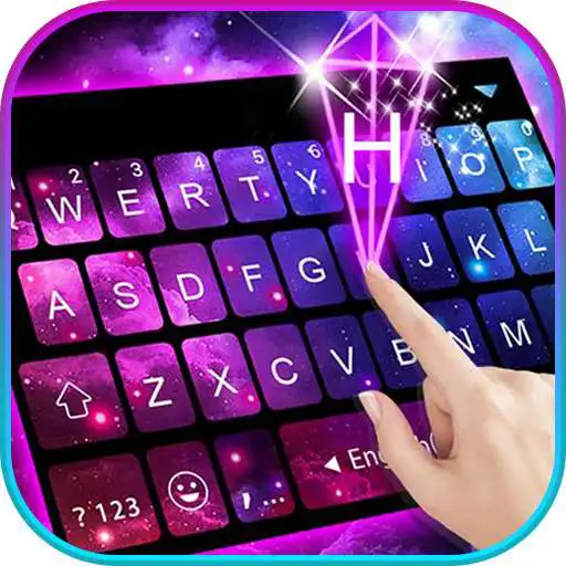Run free android online Galaxy 3d Hologram Keyboard Theme APK