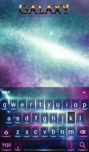 Play Galaxy Animated Keyboard