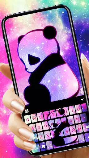 Play Galaxy Baby Panda Keyboard Theme  and enjoy Galaxy Baby Panda Keyboard Theme with UptoPlay