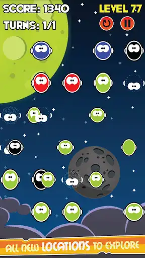 Play Galaxy Bubble Shooter as an online game Galaxy Bubble Shooter with UptoPlay