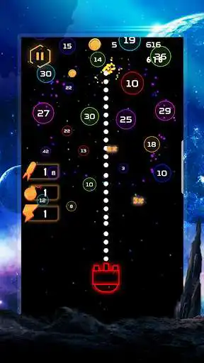 Play Galaxy Bullets : Space as an online game Galaxy Bullets : Space with UptoPlay