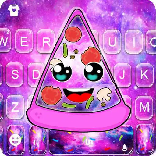 Play Galaxy Cute Face Pizza Keyboard Theme APK Play Galaxy Cute Face Pizza Keyboard Theme APK