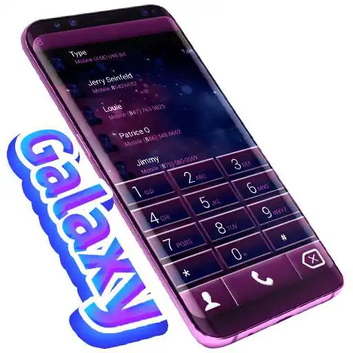 Free play online Galaxy Dialer Theme  APK