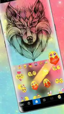 Play Galaxy Drawing Wolf