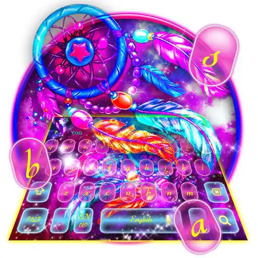 Free play online Galaxy Dreamcatcher keyboard APK