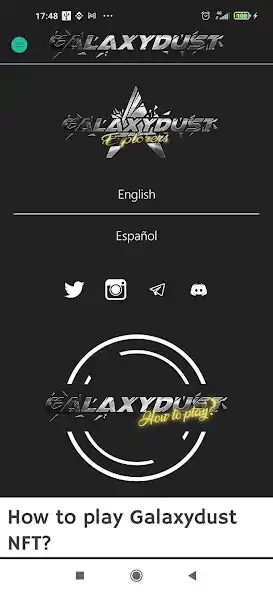 Play GalaxyDust NFT  and enjoy GalaxyDust NFT with UptoPlay