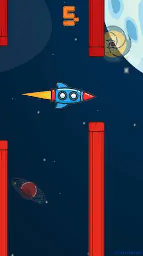 Play Galaxy Flap as an online game Galaxy Flap with UptoPlay