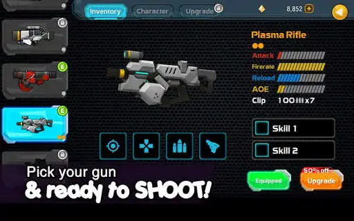 Play Galaxy Gunner: The Last Man Standing 3D Game as an online game Galaxy Gunner: The Last Man Standing 3D Game with UptoPlay