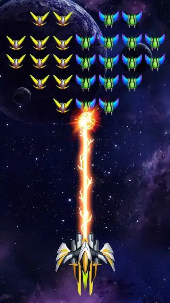 Play Galaxy Invader: Alien Shooting as an online game Galaxy Invader: Alien Shooting with UptoPlay