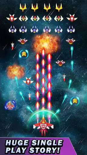 Play Galaxy Invader: Infinity Shooting 2020  and enjoy Galaxy Invader: Infinity Shooting 2020 with UptoPlay