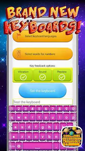 Play Galaxy Keyboard Theme