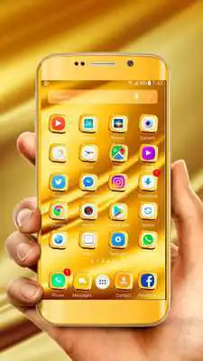 Play Galaxy launcher theme wallpaper