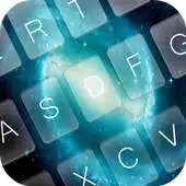 Free play online Galaxy Light Keyboard Theme APK
