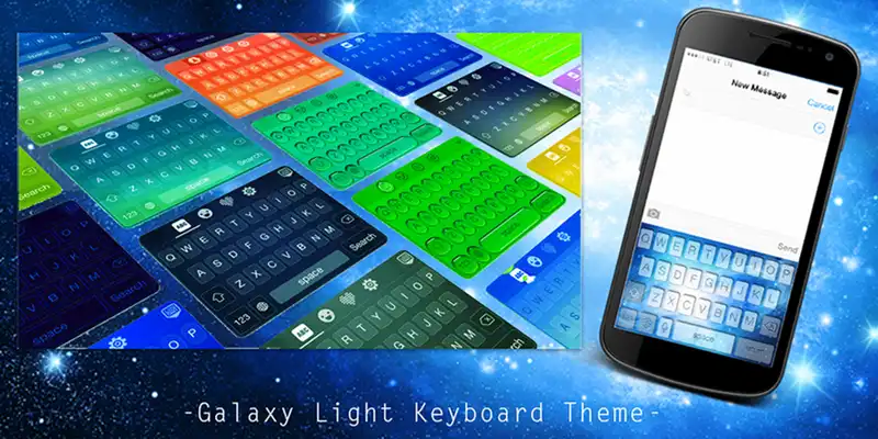 Play Galaxy Light Keyboard Theme Play Galaxy Light Keyboard Theme