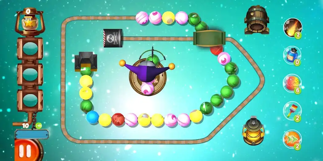 Play Galaxy Marble Shooter Blast as an online game Galaxy Marble Shooter Blast with UptoPlay