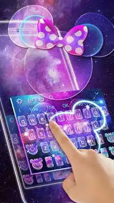 Play Galaxy Minny Keyboard Theme