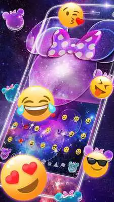 Play Galaxy Minny Keyboard Theme