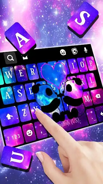 Play Galaxy Panda Love Theme as an online game Galaxy Panda Love Theme with UptoPlay