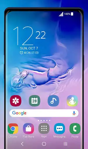 Play Galaxy S10 Wallpapers blue-rose  and enjoy Galaxy S10 Wallpapers blue-rose with UptoPlay