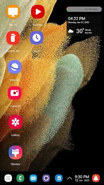 Play Galaxy S21 theme for launcher  and enjoy Galaxy S21 theme for launcher with UptoPlay