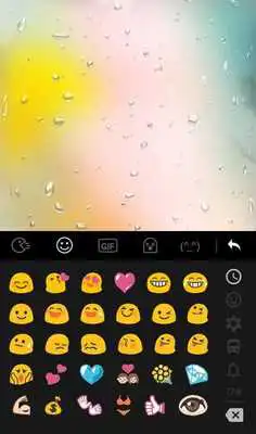 Play Galaxy S8 Droplets Keyboard Theme