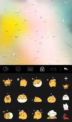 Play Galaxy S8 Droplets Keyboard Theme
