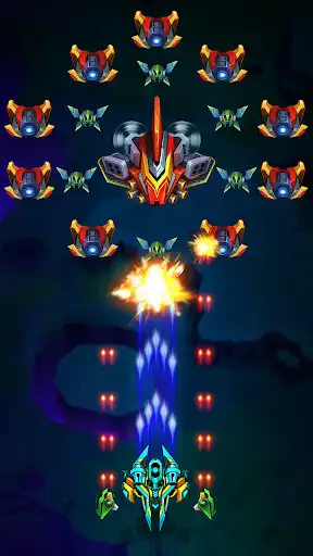 Play Galaxy Shooter: Air Force War as an online game Galaxy Shooter: Air Force War with UptoPlay