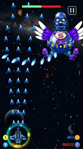 Play Galaxy Shooting: Alien War as an online game Galaxy Shooting: Alien War with UptoPlay