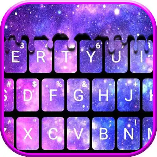 Play Galaxy Space Drop Keyboard Background APK