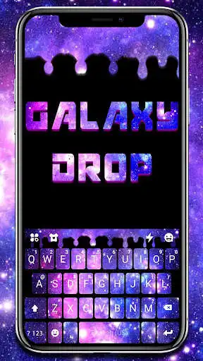 Play Galaxy Space Drop Keyboard Background  and enjoy Galaxy Space Drop Keyboard Background with UptoPlay