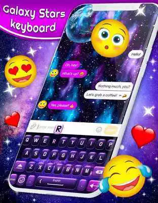 Play Galaxy Stars 2018 Keyboard