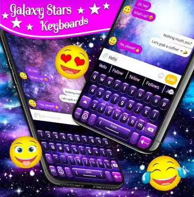 Play Galaxy Stars 2018 Keyboard
