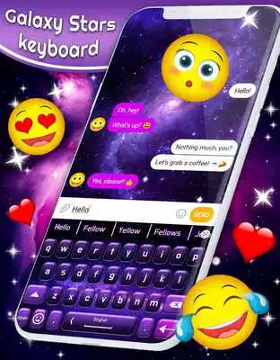 Play Galaxy Stars 2018 Keyboard