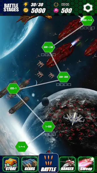 Play Galaxy Storm - Space Shooter as an online game Galaxy Storm - Space Shooter with UptoPlay