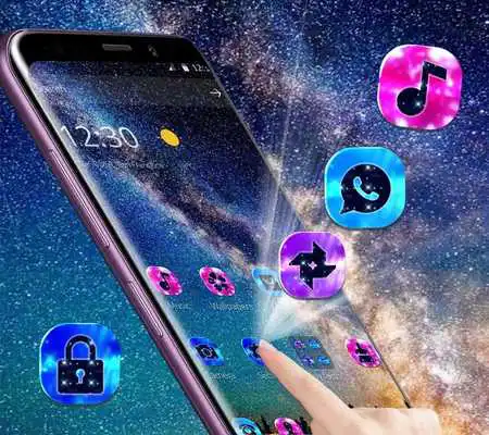 Play Galaxy Sunset Theme for S9