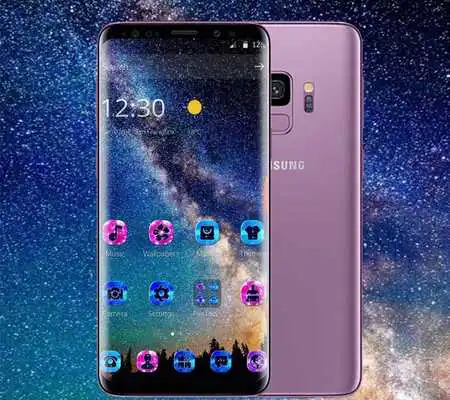 Play Galaxy Sunset Theme for S9