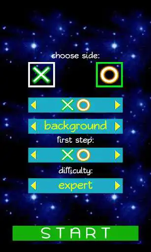Play Galaxy Tic Tac Toe