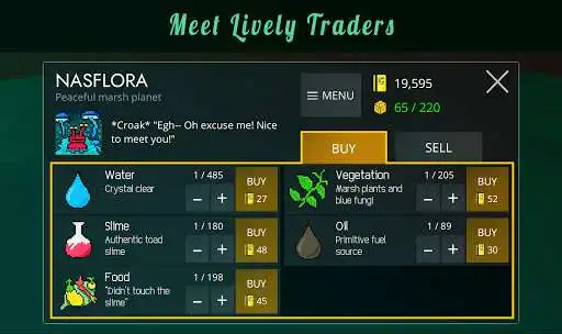 Play Galaxy Trader as an online game Galaxy Trader with UptoPlay