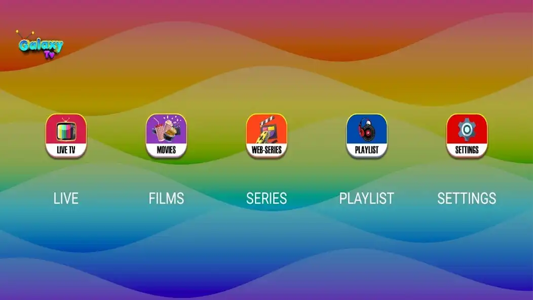 Play Galaxy TV for TV as an online game Galaxy TV for TV with UptoPlay