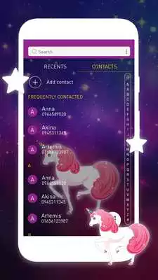Play Galaxy Unicorn Phone Contact Dialer 2018 Play Galaxy Unicorn Phone Contact Dialer 2018