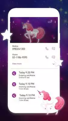 Play Galaxy Unicorn Phone Contact Dialer 2018 Play Galaxy Unicorn Phone Contact Dialer 2018