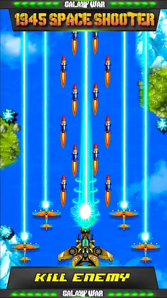 Play Galaxy War 1945 Space Shooter  and enjoy Galaxy War 1945 Space Shooter with UptoPlay