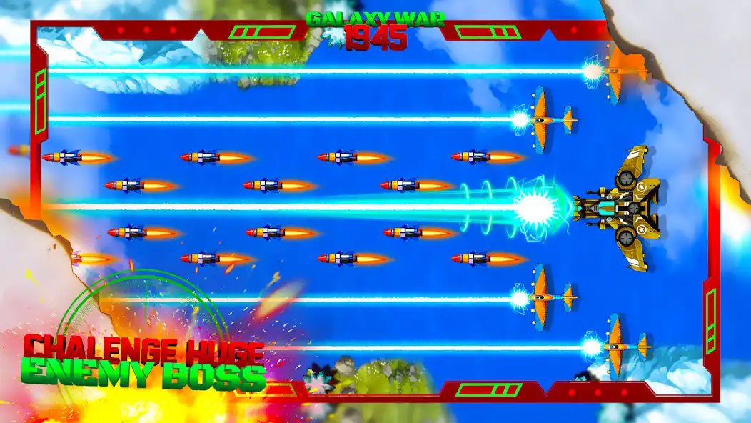 Play Galaxy War 1945: Strikers 1945 as an online game Galaxy War 1945: Strikers 1945 with UptoPlay