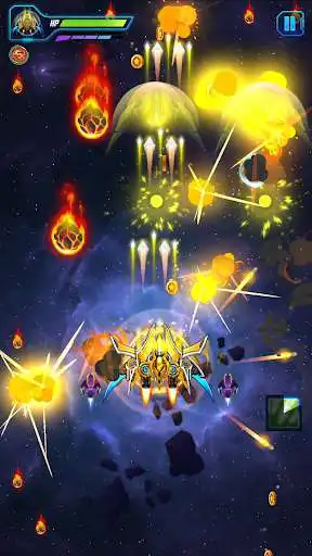Play Galaxy Wars - Fighter Force 2020 as an online game Galaxy Wars - Fighter Force 2020 with UptoPlay
