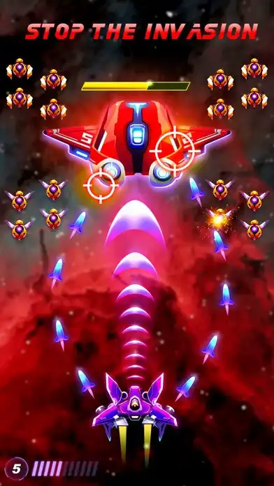 Play Galaxy War - Space Shooter  and enjoy Galaxy War - Space Shooter with UptoPlay