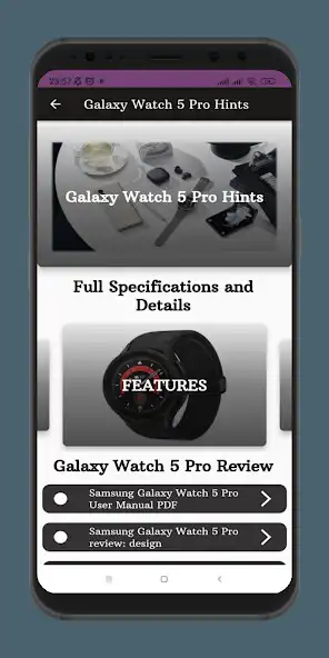 Play Galaxy Watch 5 Pro Hints  and enjoy Galaxy Watch 5 Pro Hints with UptoPlay