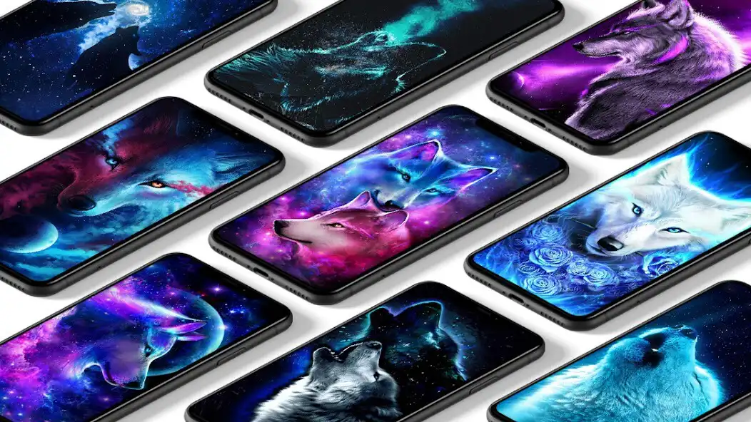 Play Galaxy Wolf Wallpaper  and enjoy Galaxy Wolf Wallpaper with UptoPlay