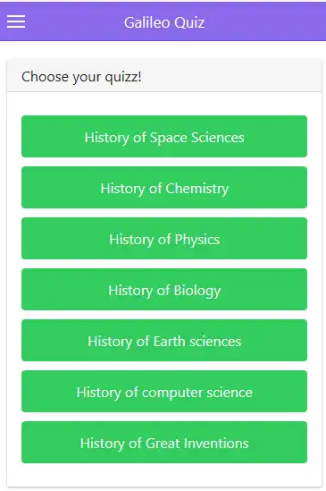 Play Galileo: History of Science Quiz as an online game online Galileo: History of Science Quiz with UptoPlay Play Galileo: History of Science Quiz as an online game Galileo: History of Science Quiz with UptoPlay