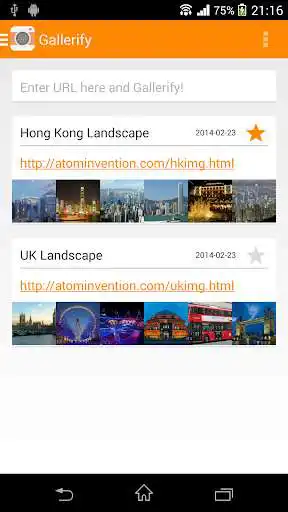 Play Gallerify (webpage to gallery)  and enjoy Gallerify (webpage to gallery) with UptoPlay